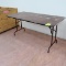 wooden top folding table