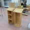 wooden podiums