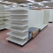 16' Lozier gondola w/ 1) endcap, shelves on endcap only