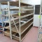 section of warehouse shelving