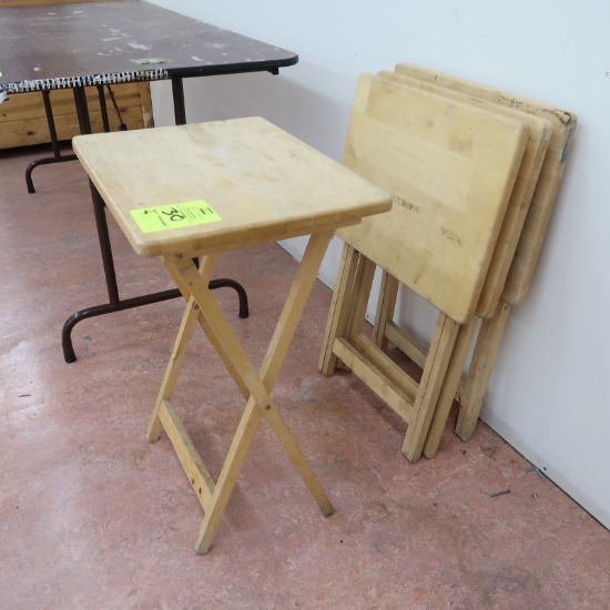 folding wooden tables