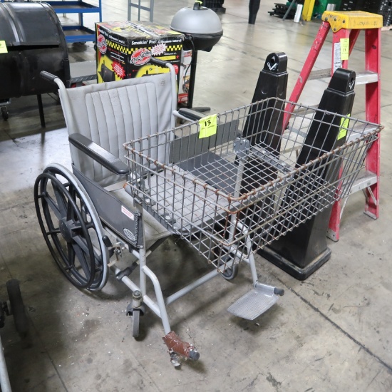 wheelchair shopping cart