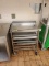 Breading Cart with 4 Sheet Pans