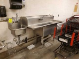 Stainless 2 Compartment Sink with Hand Sink