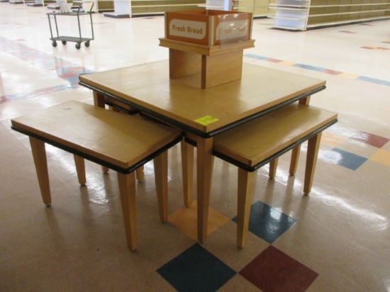 Group Of Wooden Tables