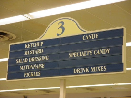 Aisle Markers And Store Décor