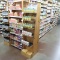 wooden merchandiser w/ 5 shelves