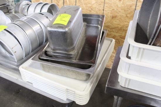 Plastic Trays and Stainless Inserts