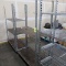 outdoor plant racks w/ solid shelves