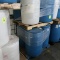 pallets of plastic barrels