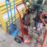 2-wheeled hand truck w/ pneumatic tires