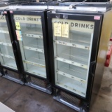 Beverage Air glass door cooler