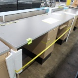 Royston service counter w/ cabinets & drawers