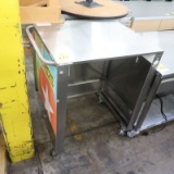 stainless demo cart