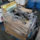 crate of misc lawn & garden furniture