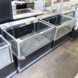CSC refrigerated merchandisers w/ 3) glass sides