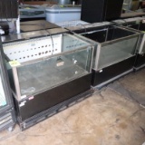 CSC refrigerated merchandisers w/ 3) glass sides