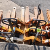 pallet jacks, assorted brands