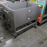 stainless tub on casters