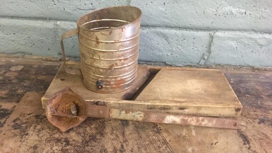 Group Of Antique Cooking Items
