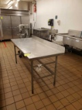 Stainless table 6ft x 30 x 38