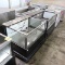 refrigerated merchandisers w/ 3) glass sides