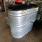 galvanized watering troughs, w/ inserts