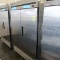 True stainless 2-door freezer