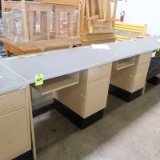 Royston service counter w/ cabinets & drawers
