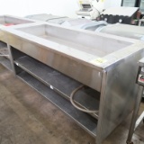 stainless iced product merchandiser