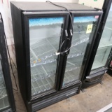 True 2-glass-door cooler