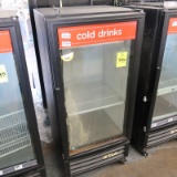 True glass door cooler