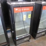 True glass door cooler