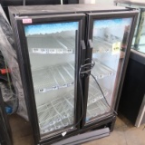 True 2-glass-door cooler