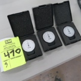 Hilco Vision lens clocks w/ storage cases