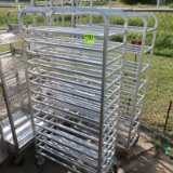 aluminum tub racks, w/ casters