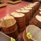 wooden barrels for bulk sales