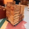 pallet of wooden crates