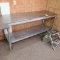 stainless table w/ undershelf