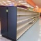 Lozier gondola shelving, 36' run + 4' endcap