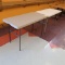 plastic topped folding tables