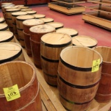 wooden barrels for bulk sales