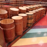 wooden barrels for bulk sales