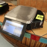 Hobart digital scale/printer