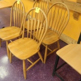 wooden chairs