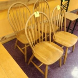 wooden chairs