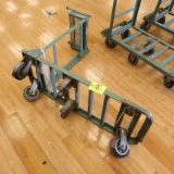 low flat cart, missing three wheels