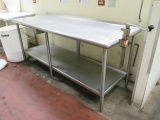 7' Stainless Table