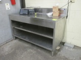5' Stainless Table W/ Storage