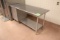 6' Stainless Table W/ Storage